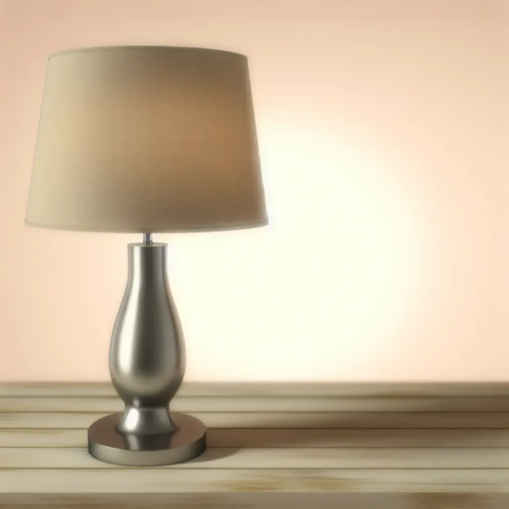 Designerska lampa stołowa